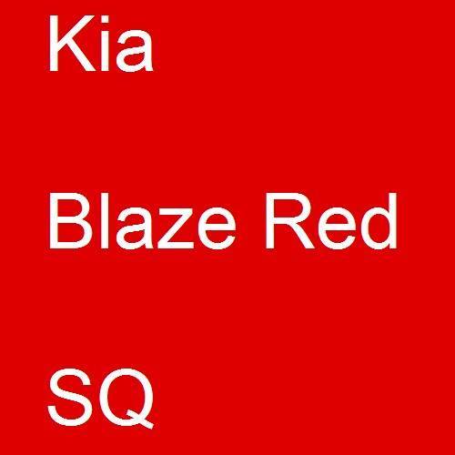 Kia, Blaze Red, SQ.